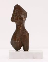 Bronze Abstract Sculpture Nude Torso