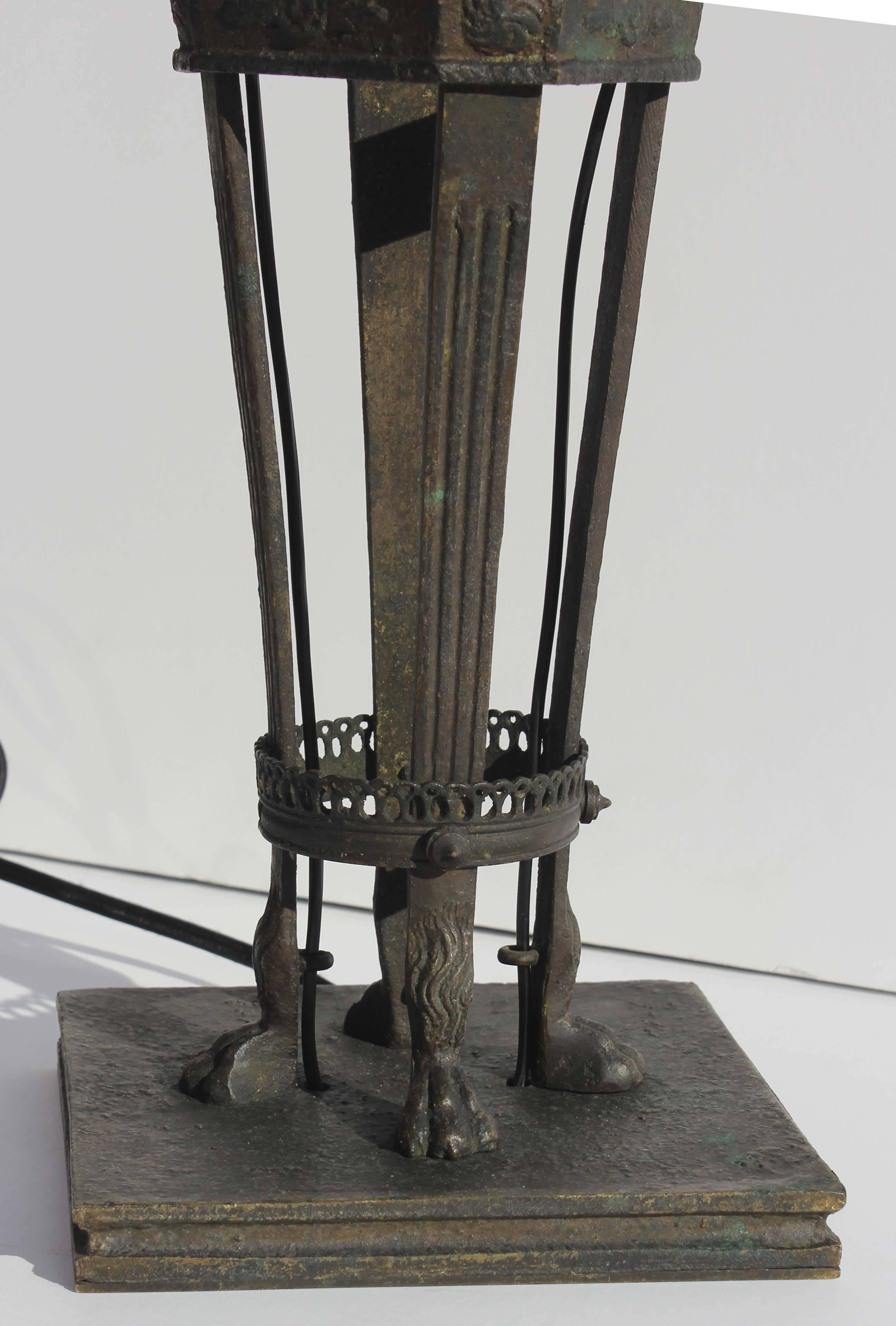 American Bronze Table Lamp 