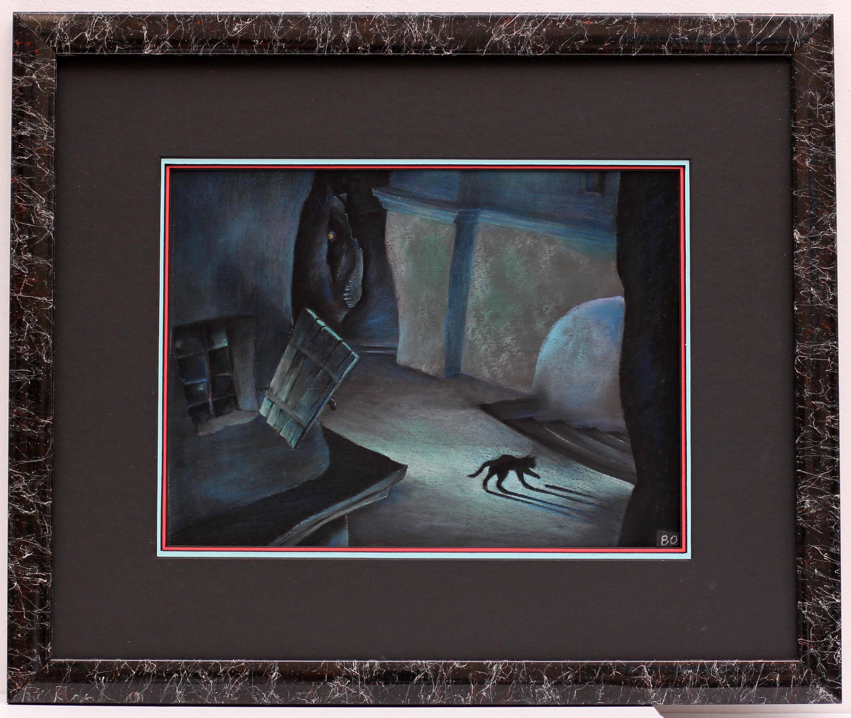 Original story board for concert scene from Fantasia 1939. Watercolor and pastel on paper.