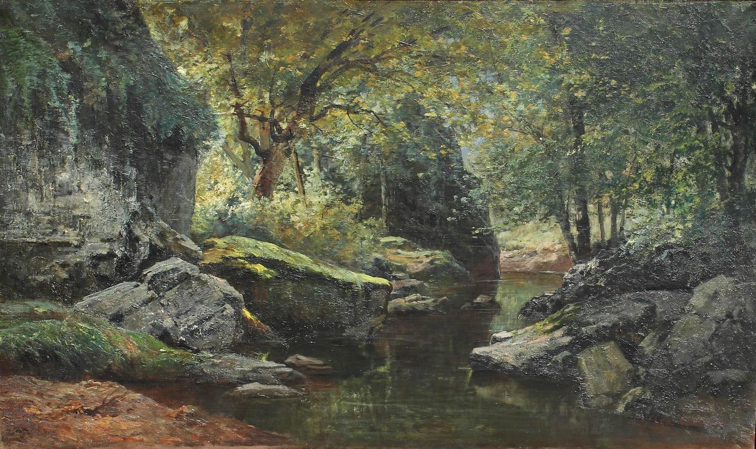 Large Landscape Painting For Sale at 1stdibs