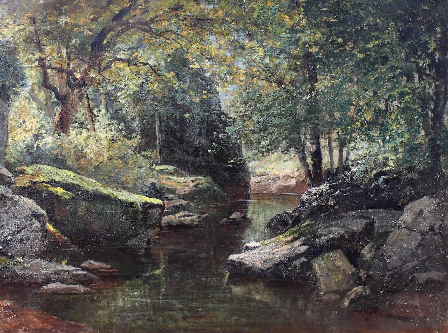 Large Landscape Painting For Sale at 1stdibs