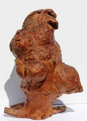 Escultura masiva de nudo natural