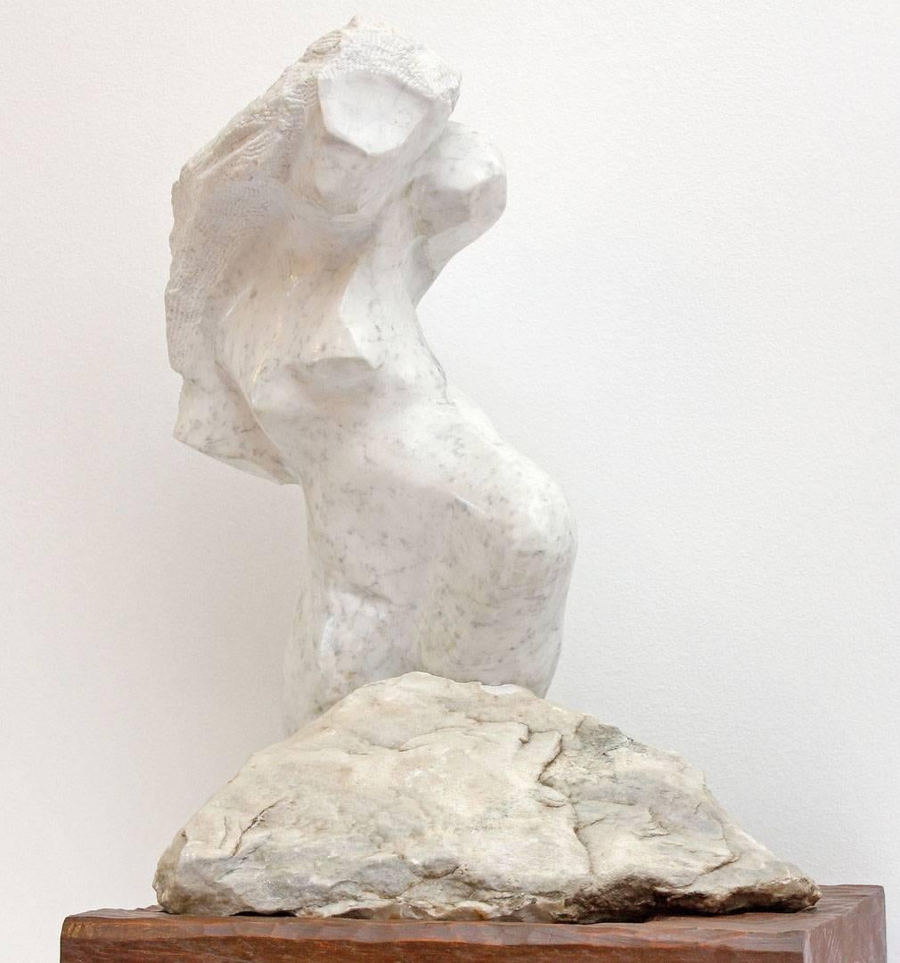 Mid-Century Modern Mid-Century Marble Abstract Nude Sculpture