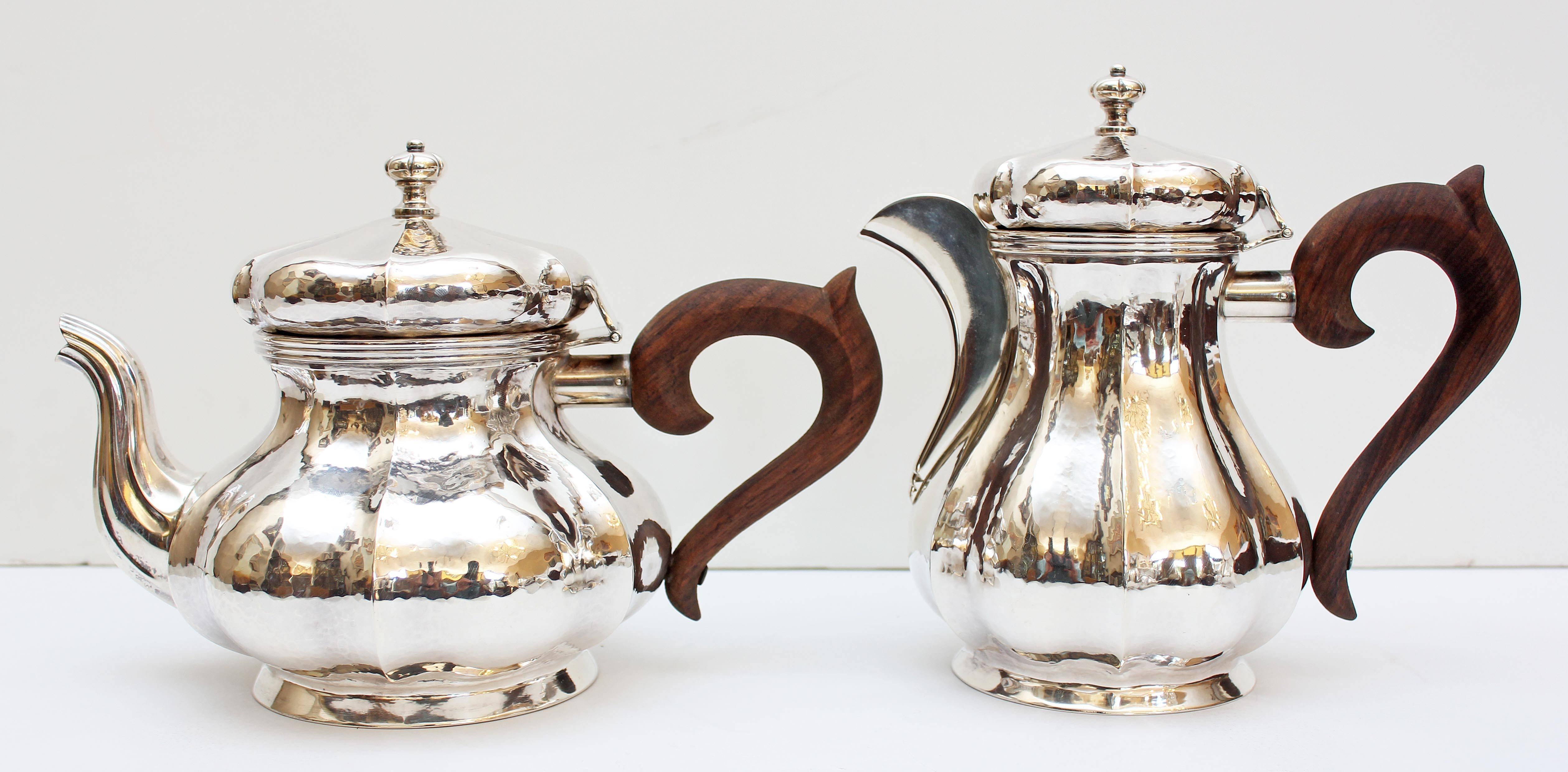 Mid-Century Modern Buccellati Sterling Silver Tea Set