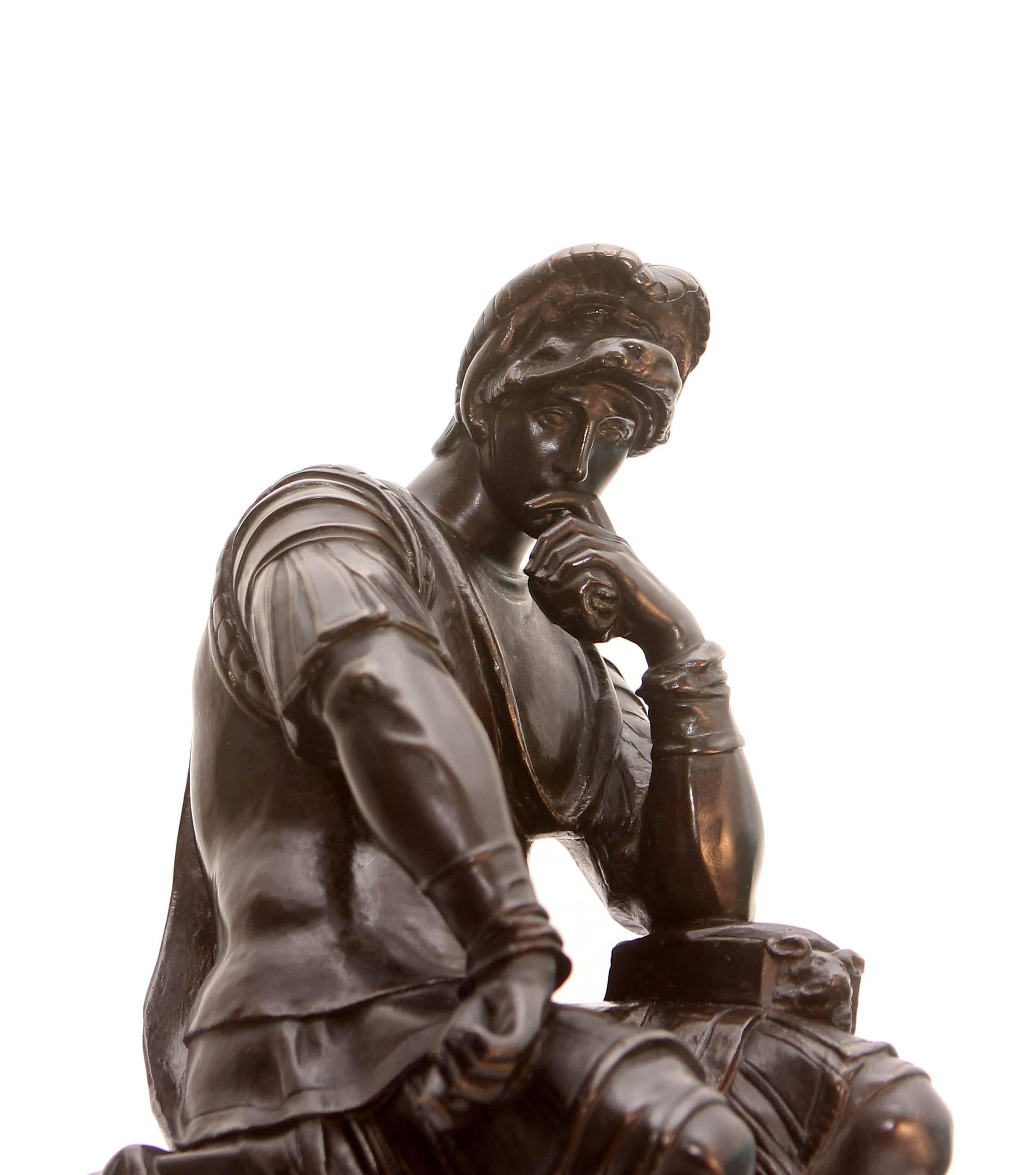 Grand Tour Bronze Sculpture Lorenzo De Medici