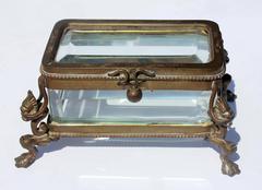 Beveled Glass Trinket Box