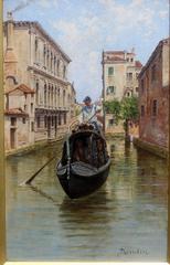 Pair of Venetian Paintings by Antonietta Brandeis