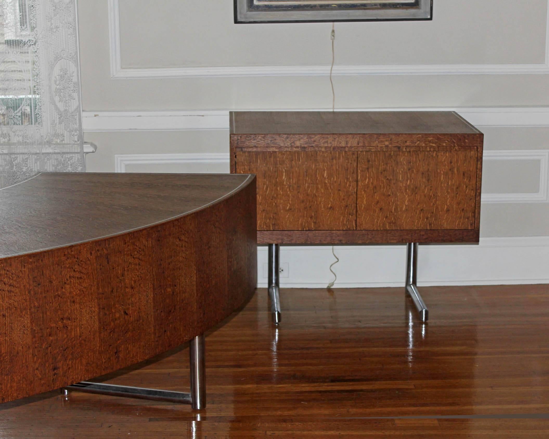 American Executive Office Desk and Matching File Console by Richard Scott Newman