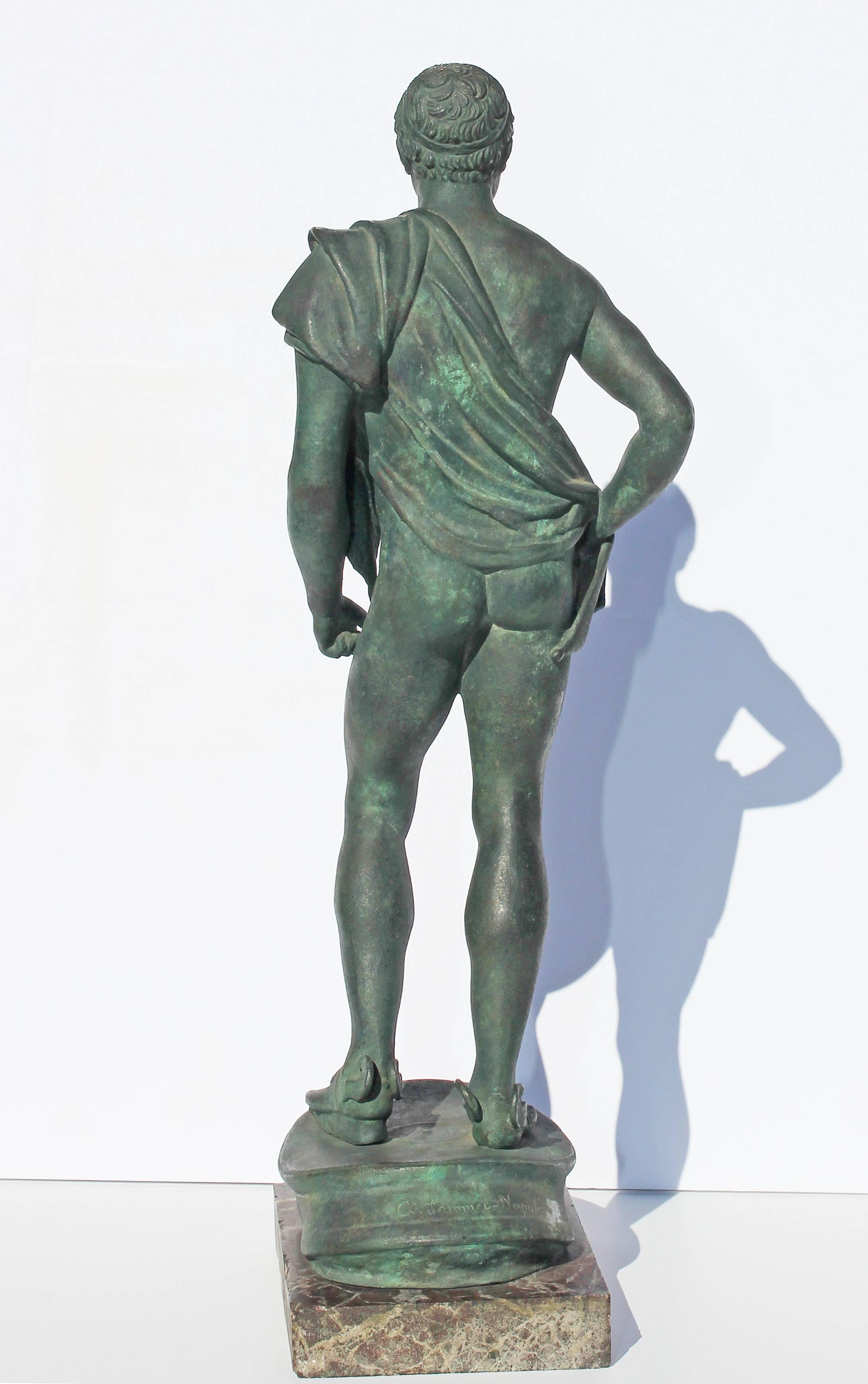 19th Century Classical Bronze Sculpture of Hermes 2