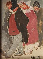 Painting, Italian Impressionist Oil Painting