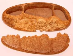 Carved Maple Burl Dresser Box