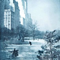 Photogravure of Central Park, New York City 1937 by Adolf Fassbender