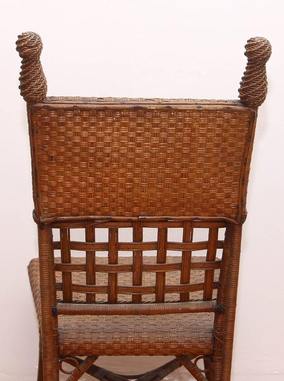 Wicker Photographer's Chair For Sale at 1stdibs