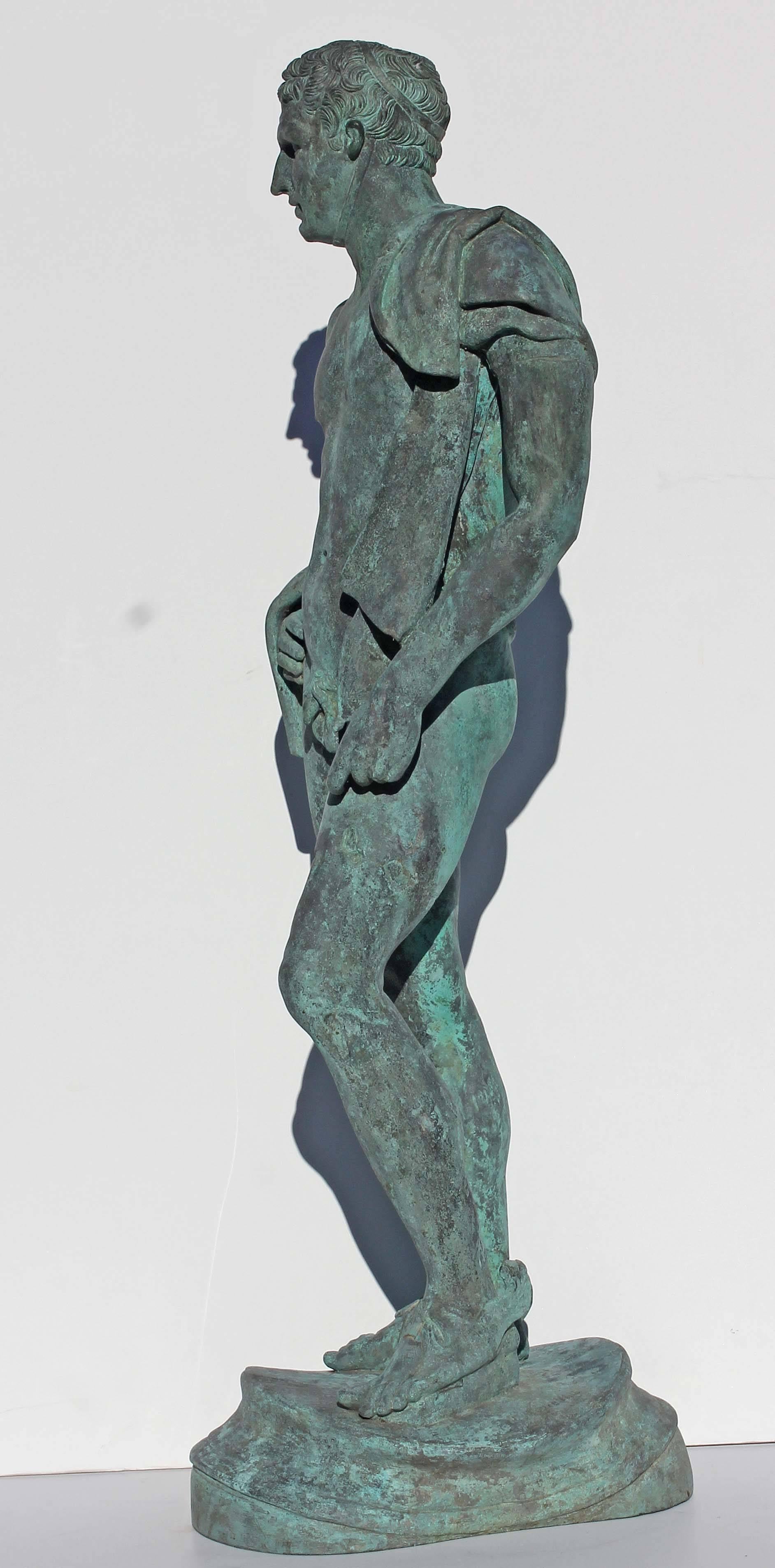 Large Bronze Sculpture  of Hermes 1