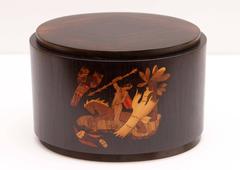 Fine Art Deco Inlaid Desk Box by Andrew Szoeke