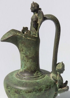 19th C. Grand Tour Bronze Ancient Roman Ewer