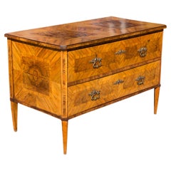 18th Century German Neoclassical Walnut Commode