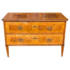 18th Century German Neoclassical Walnut Commode