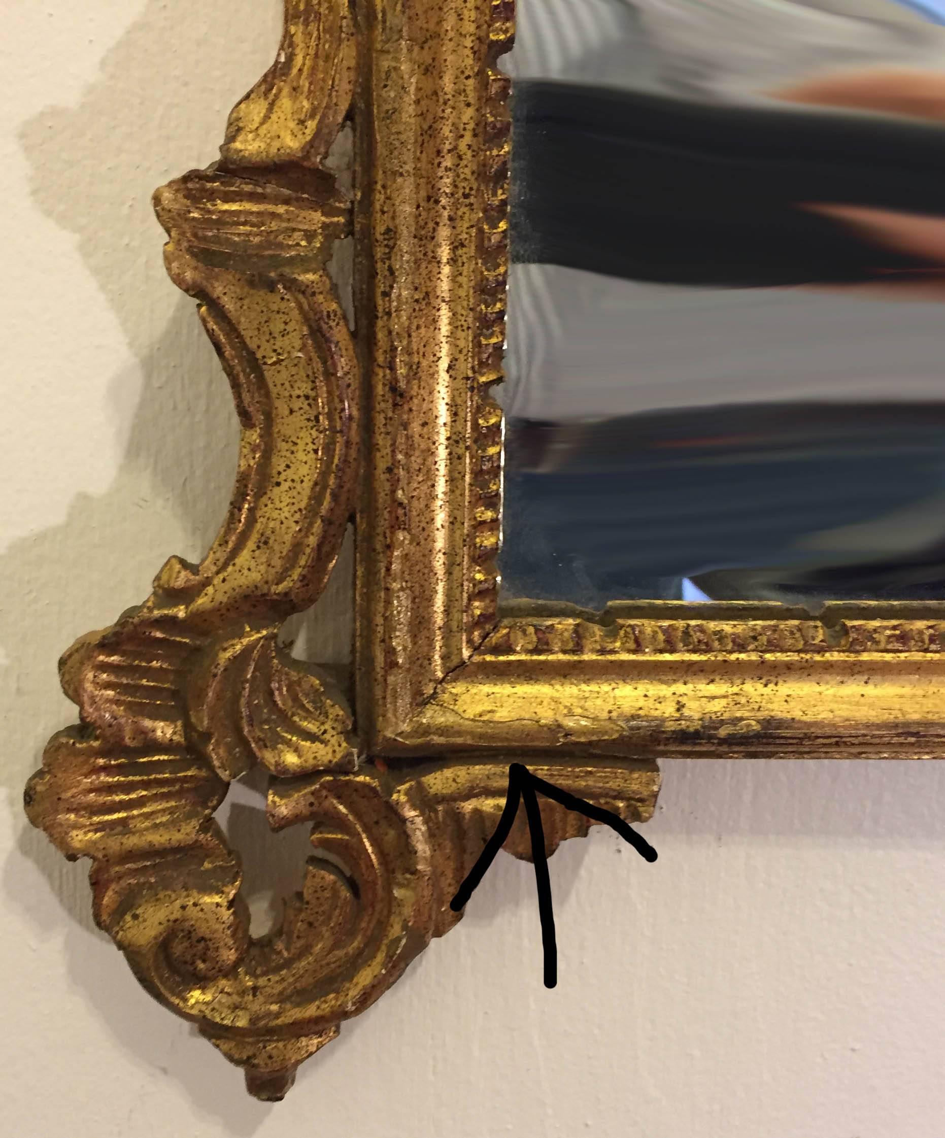 20th Century Italian Gilt Mirror