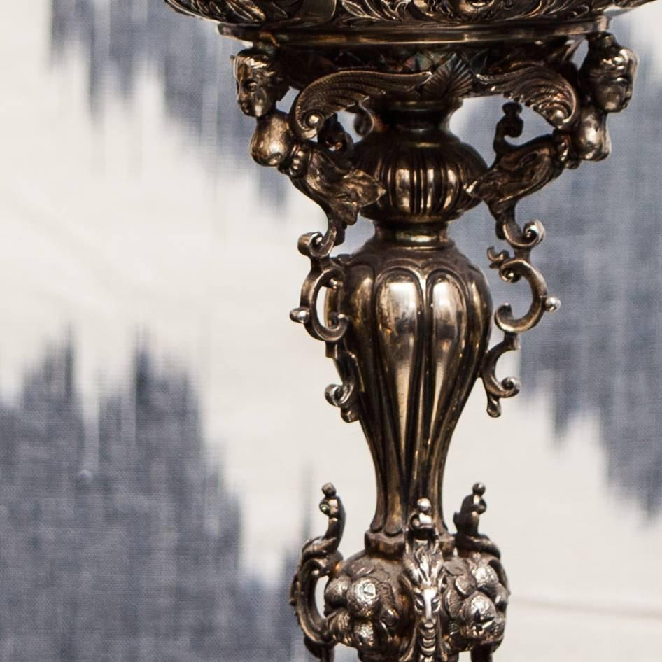 Late 19th Century Silver Gilt Chalice In Excellent Condition For Sale In London, GB