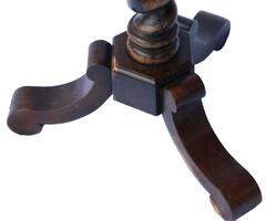 William and Mary Laburnum Candle Stand