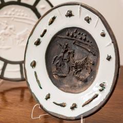 Pablo Picasso, 'Picador', Pair of Ceramic Plates, 1953