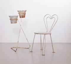 Rare Original Condition Mathieu Matégot Plant Stand
