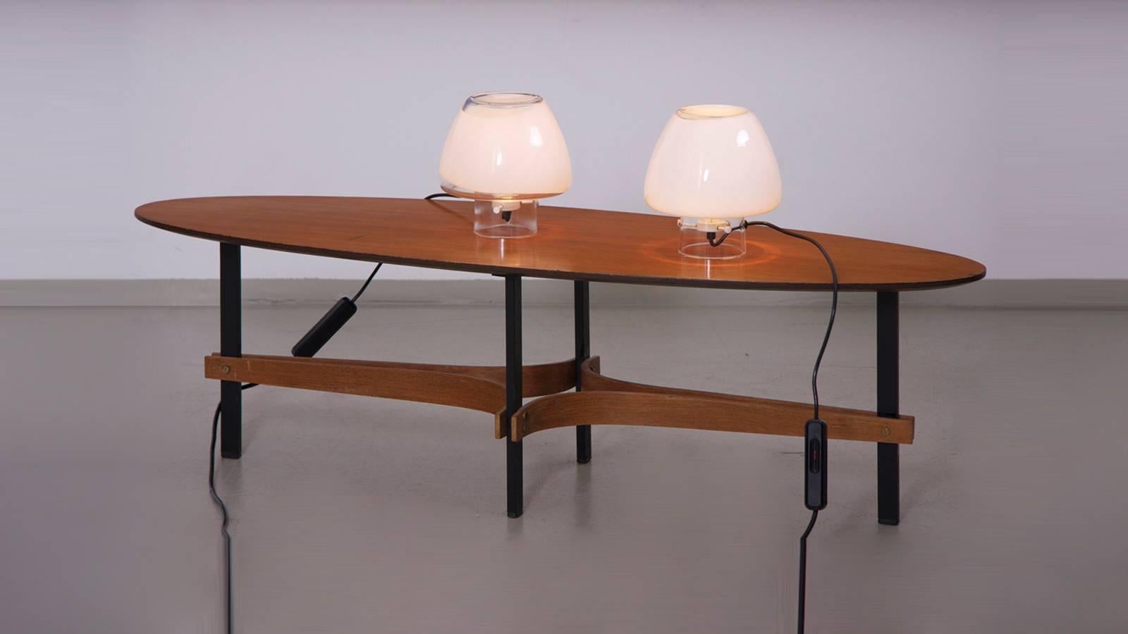 Late 20th Century Pair of Table Lamps by Angelo Mangiarotti