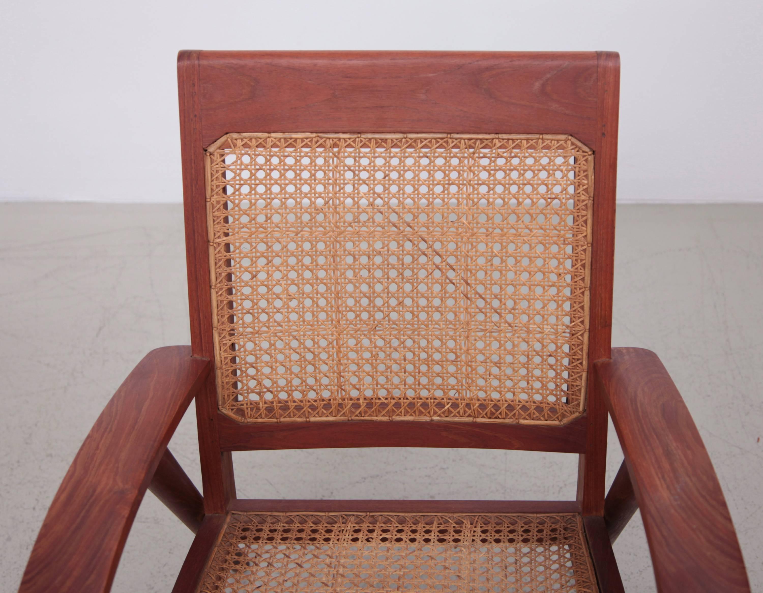 Mid-20th Century Pair of Danish Solid Teak Studio Lounge Chairs