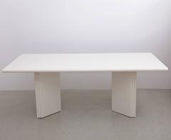 Rare White Kazuhide Takahama "Olinto" Dining Table, Italy, 1965 for B&B Italia