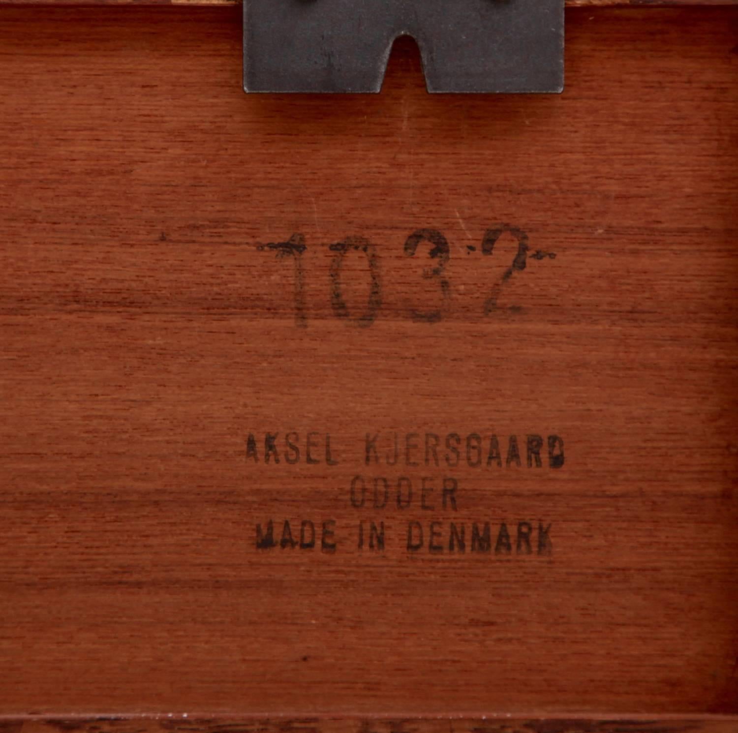 Teak Wall Console by Kai Kristiansen for Aksel Kjersgaard, Denmark In Excellent Condition In Berlin, DE