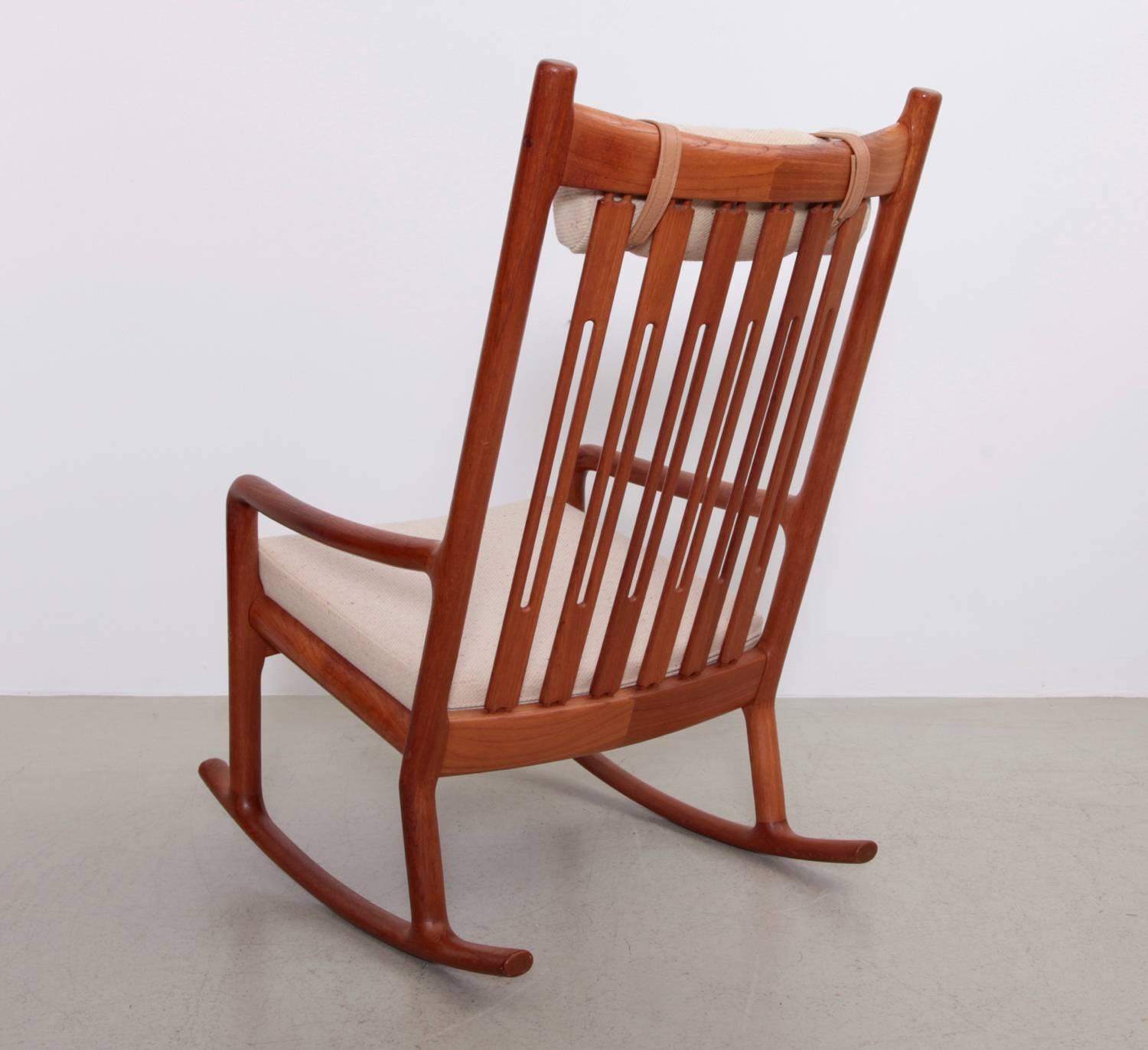 Well made rocking chair by Jacob Kjaer in excellent condition.
