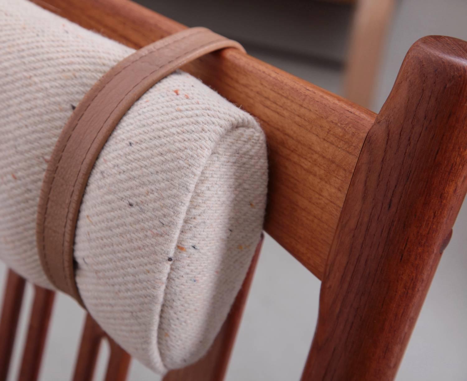 Danish Jacob Kjaer Rocking Chair in Teak, Denmark, 1960s
