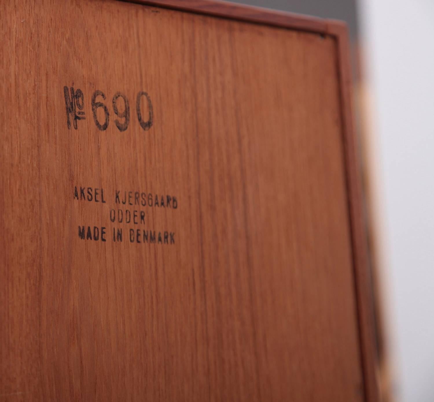 Rare Aksel Kjersgaard Drawer and Shoe Cabinet in Teak for Odder, 1960s 1