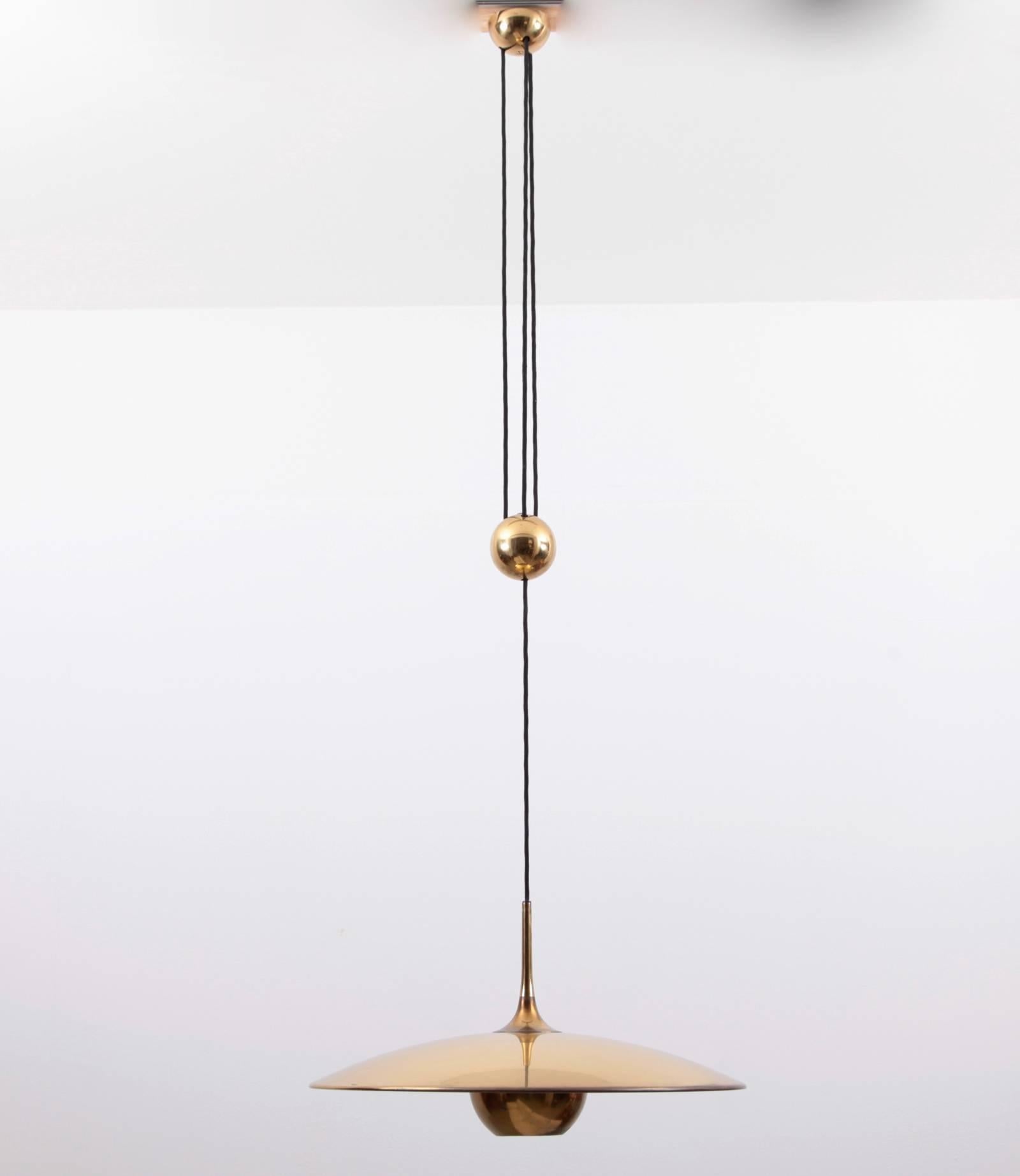 German Florian Schulz Onos 55 in Polished Brass with Centre Counterweight