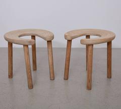 Pair of Antti Nurmesniemi Sauna Stools for G. Soderstrom