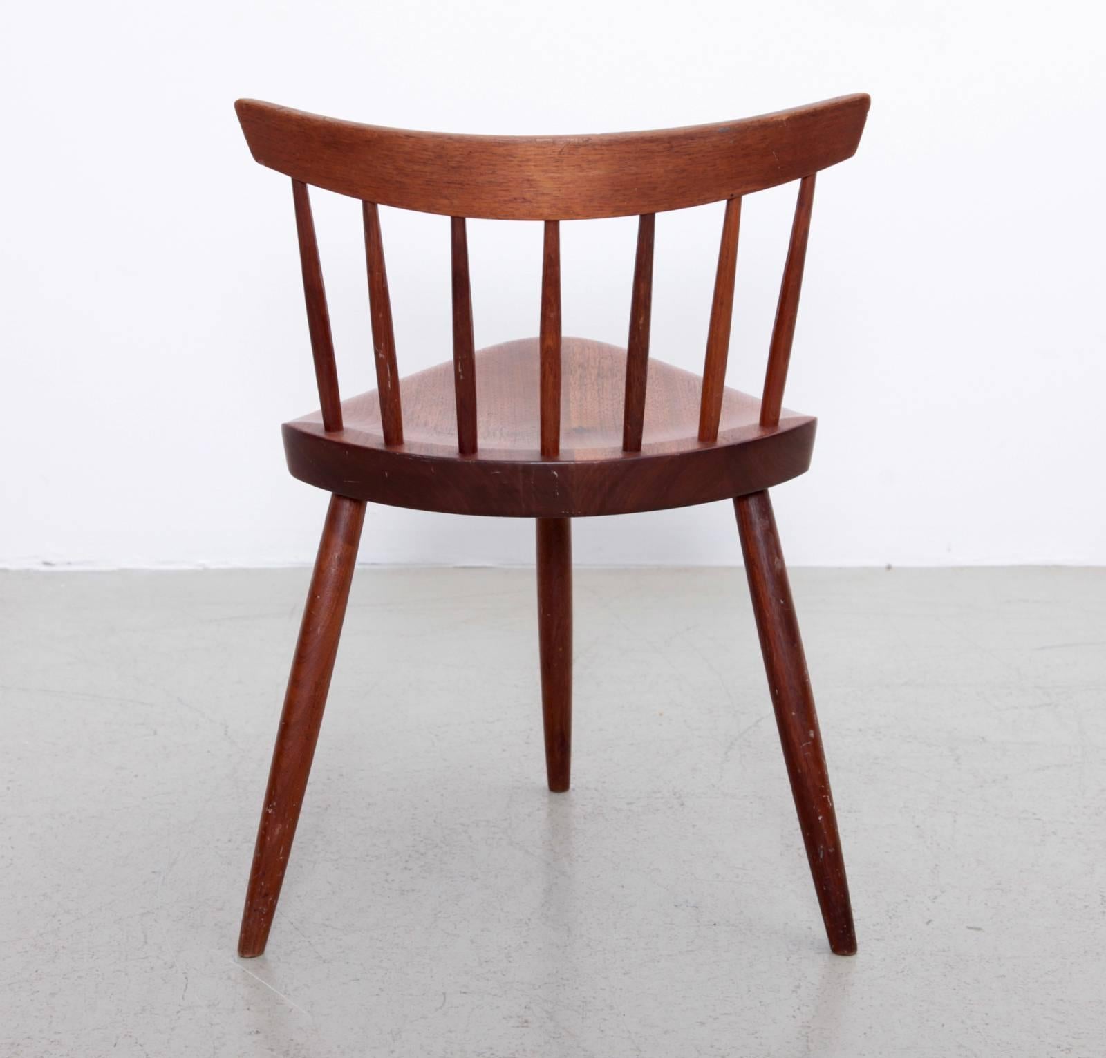 Early vintage version of the Mira Chair. The chair shows wear of age at the sides which makes it even more beautiful. The bottom of the seat still shows lines and a name of the original buyer.

*This piece is curated by Original in Berlin*