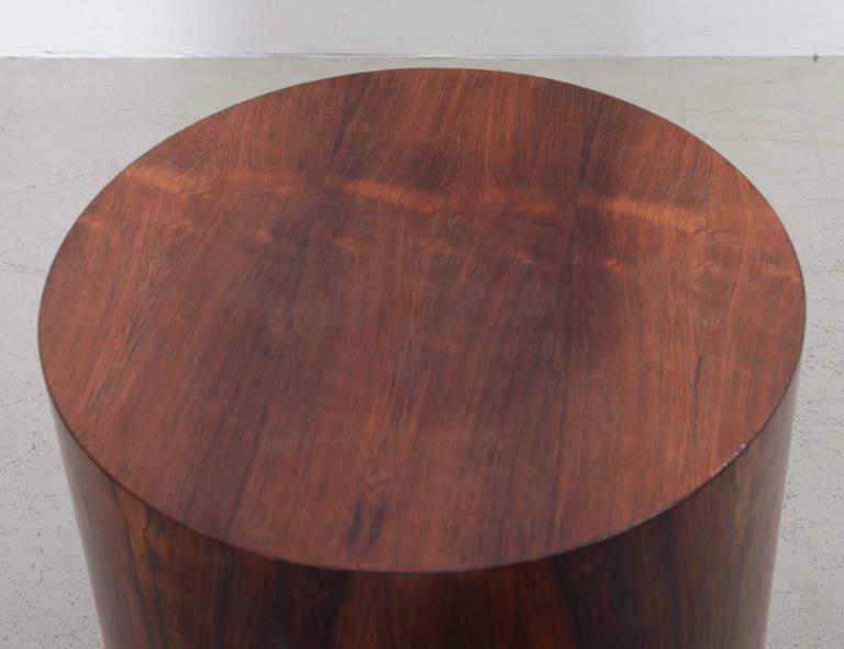 Milo Baughman Drum Or Side End Table In Rosewood For Thayer Coggin Mid Century Modern Milo Baughman Drum Or Side End Table In Rosewood For Thayer