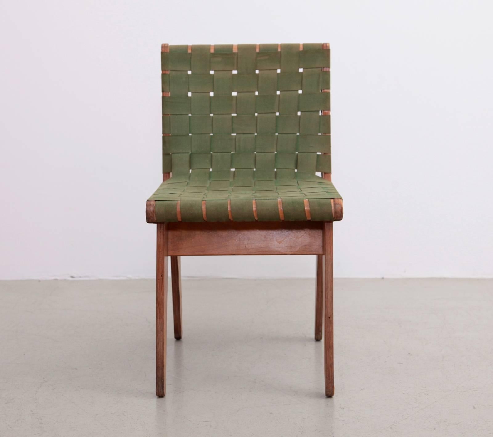Original Green 1949 Klaus Grabe Plywood Chair 2