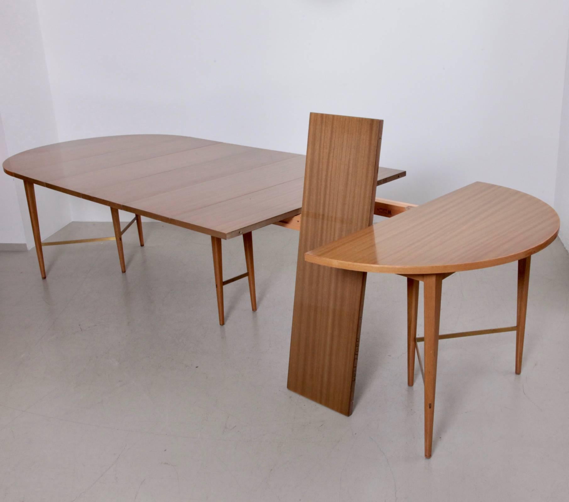 Mid-20th Century Large 10ft Paul McCobb Extension Dining Table by Calvin