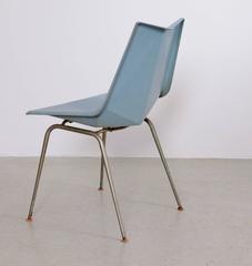 Paul McCobb Light Blue Origami Side Chair, USA, 1950s