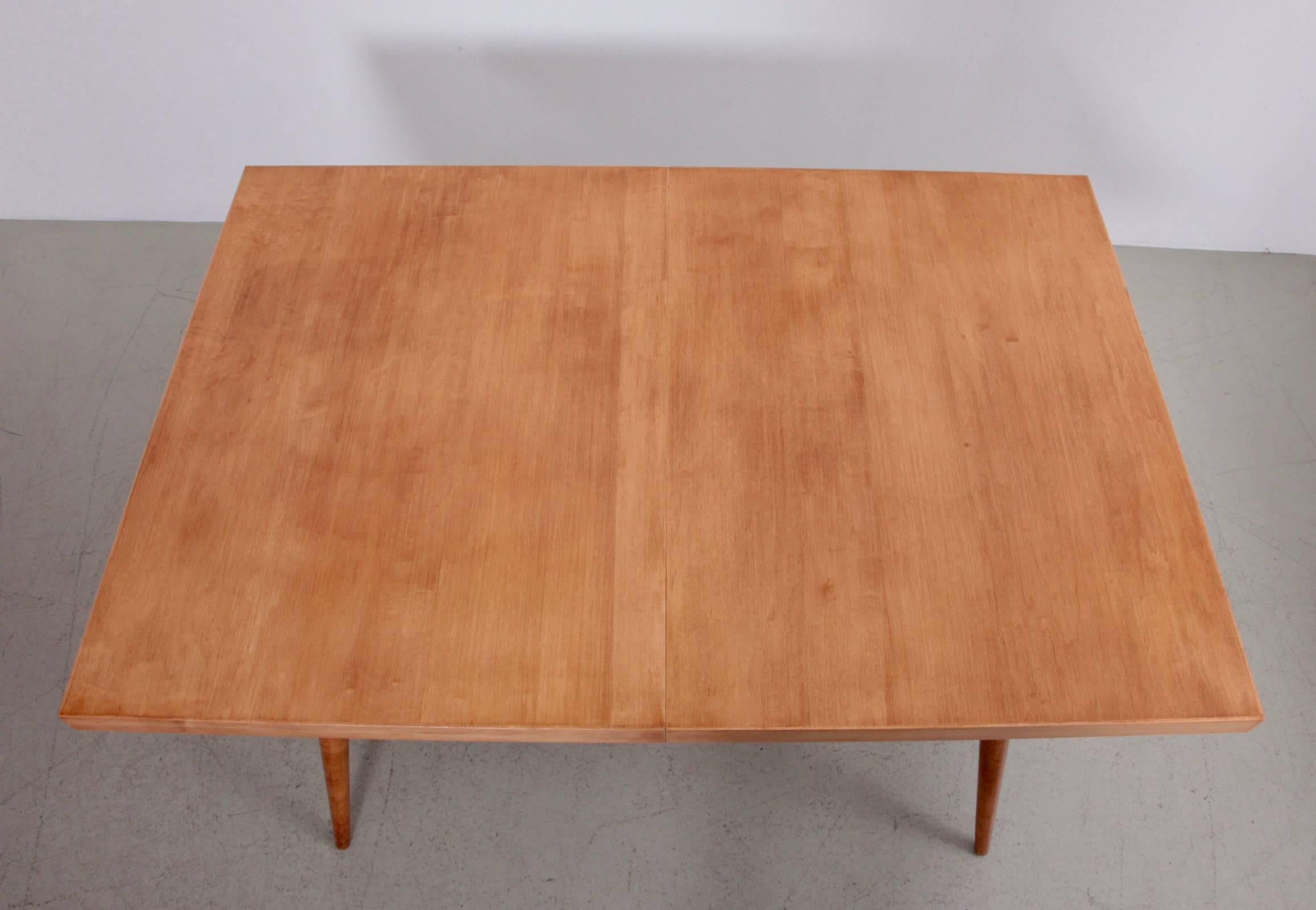Maple Paul McCobb Planner Group Expandable Drop-Leaf Dining Table