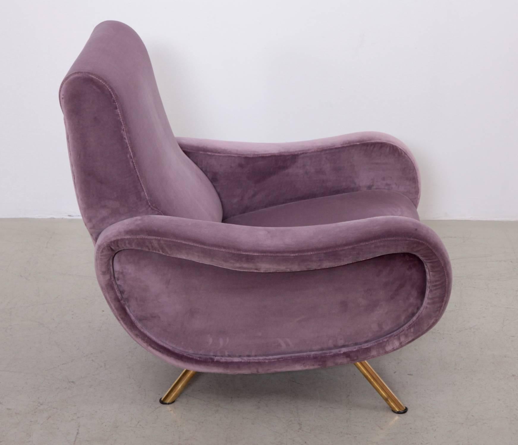 Mid-Century Modern Lady Chair by Marco Zanuso for Arflex in New Upholstery