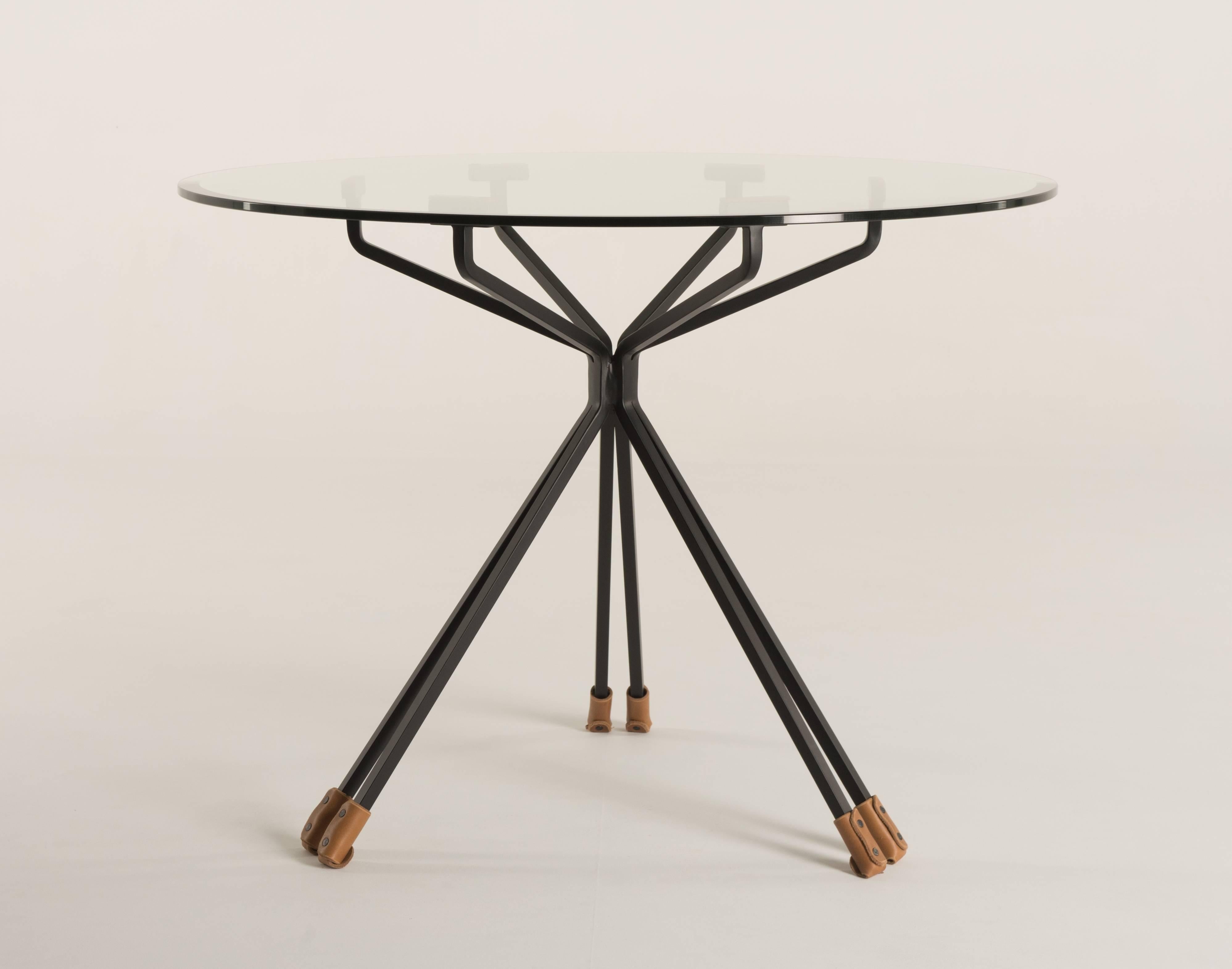 Dan Wenger, Esszimmer-Set aus drei Stühlen und Tisch (Moderne der Mitte des Jahrhunderts) im Angebot