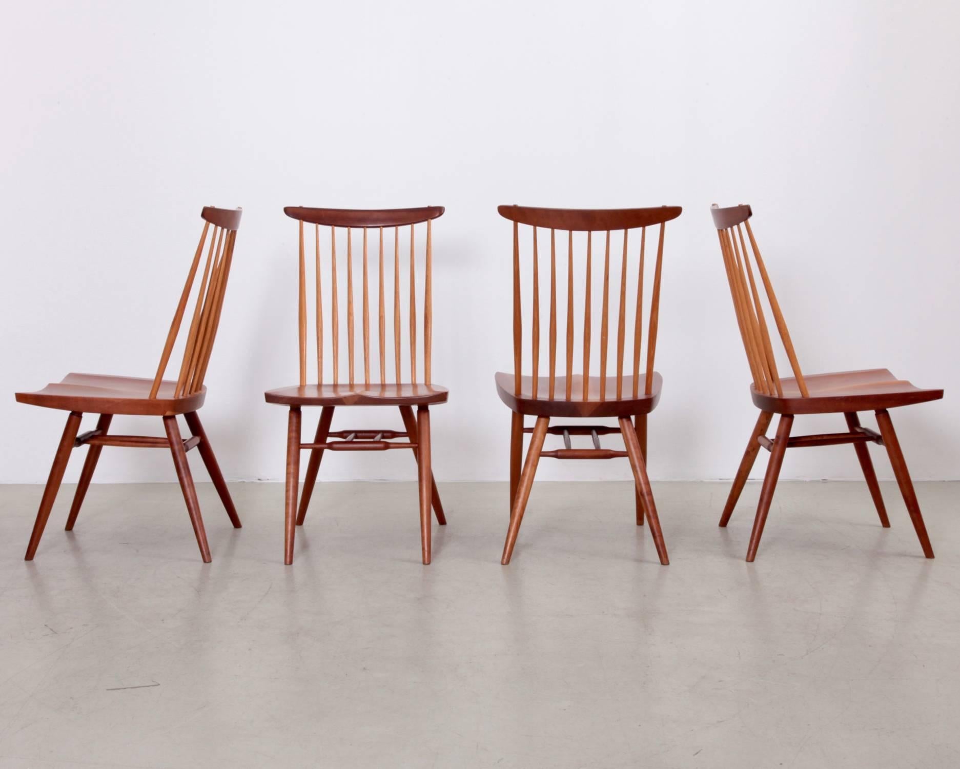 American Set of Four George Nakashima, New Chairs