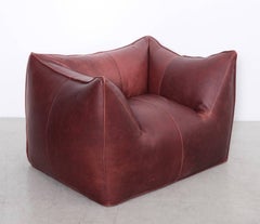 Pair of Le Bambole Lounge Armchairs B&B Italia, 1970s by Mario Bellini