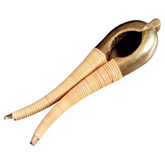 Nutcracker with Cane-Wrapped Handles by Werkstätte Carl Auböck, Austria