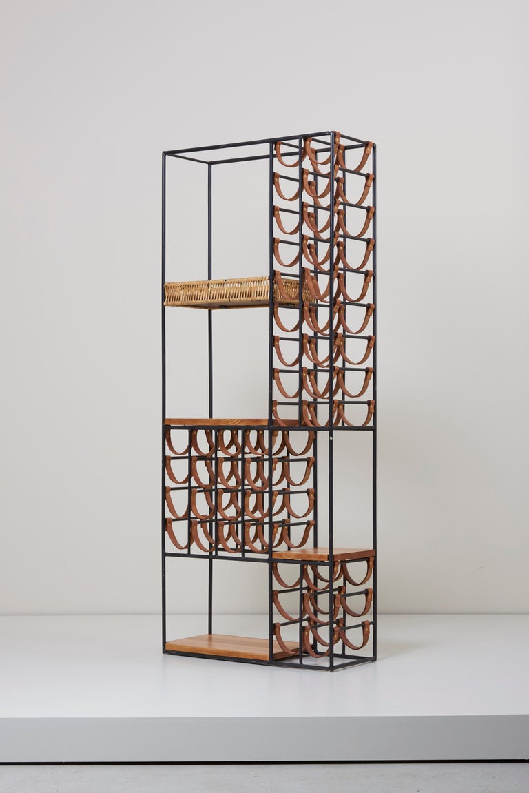 Wrought Iron Wine Rack By Arthur Umanoff For Raymor Us 1950s Mid Century Modern Wrought Iron Wine Rack By Arthur Umanoff For Raymor Us