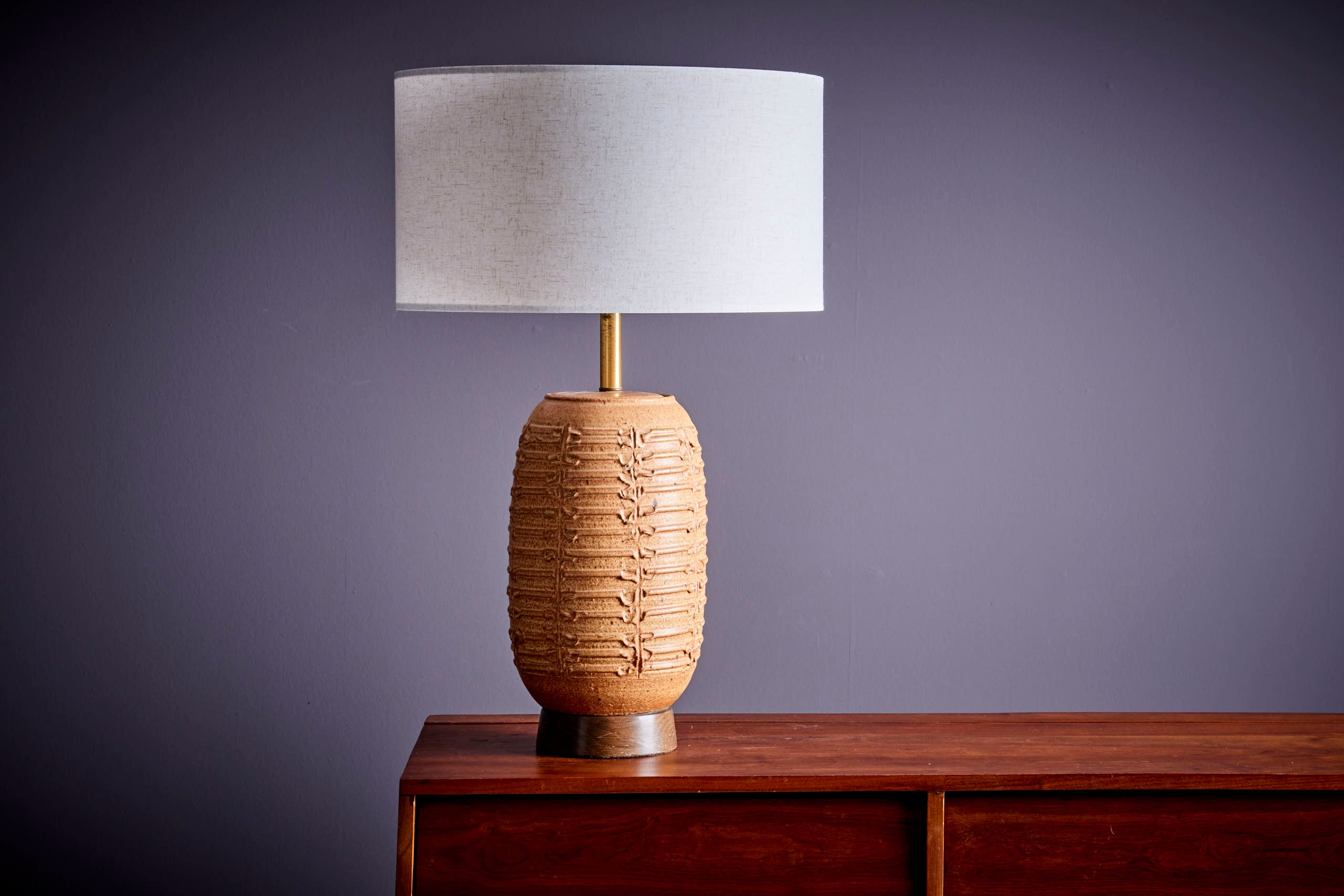Ceramic Table Lamp by Affiliated Craftsmen Bob Kinzie, US, 1960s