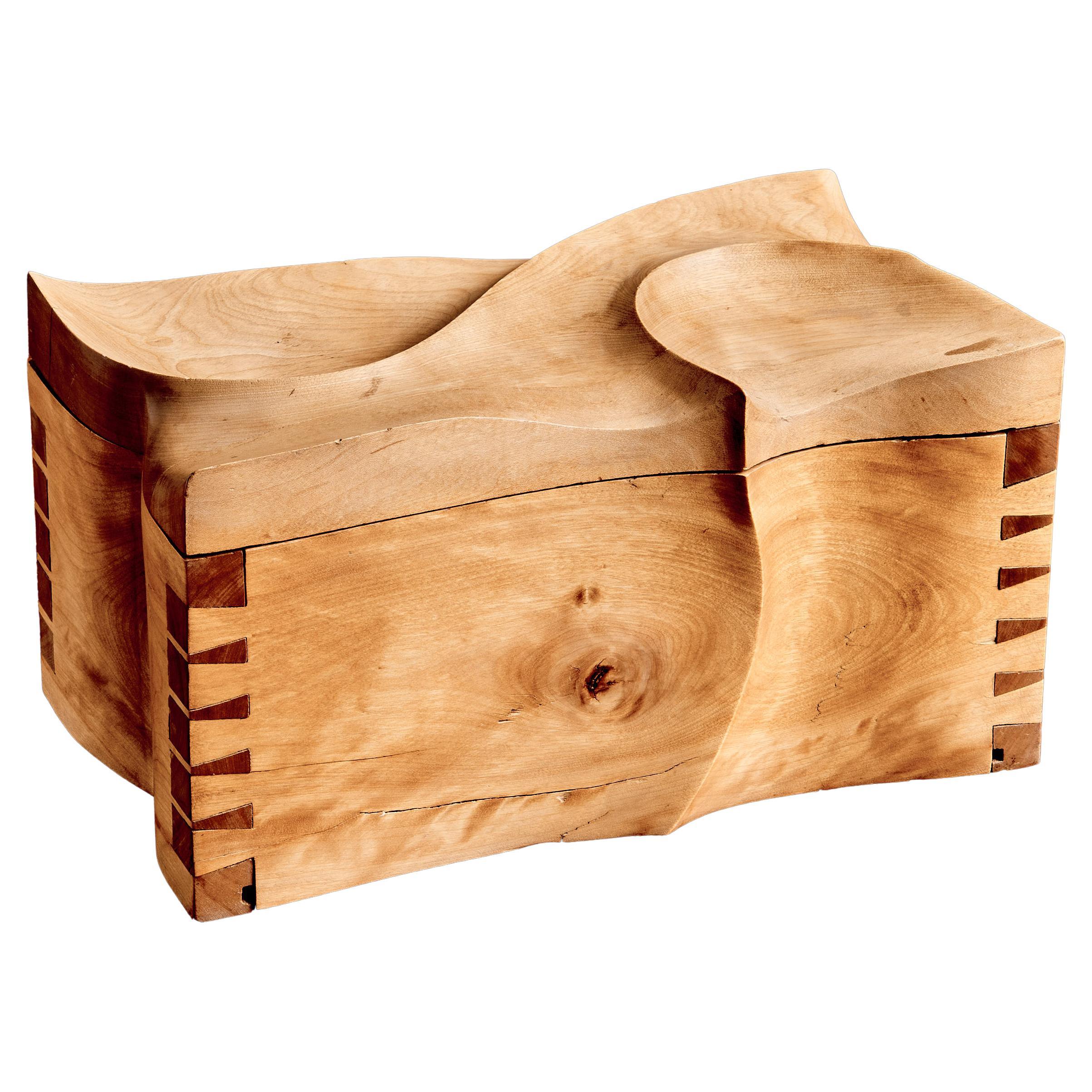 Decorative Wooden Box in the Manner of Michael Coffey, US, 1970s